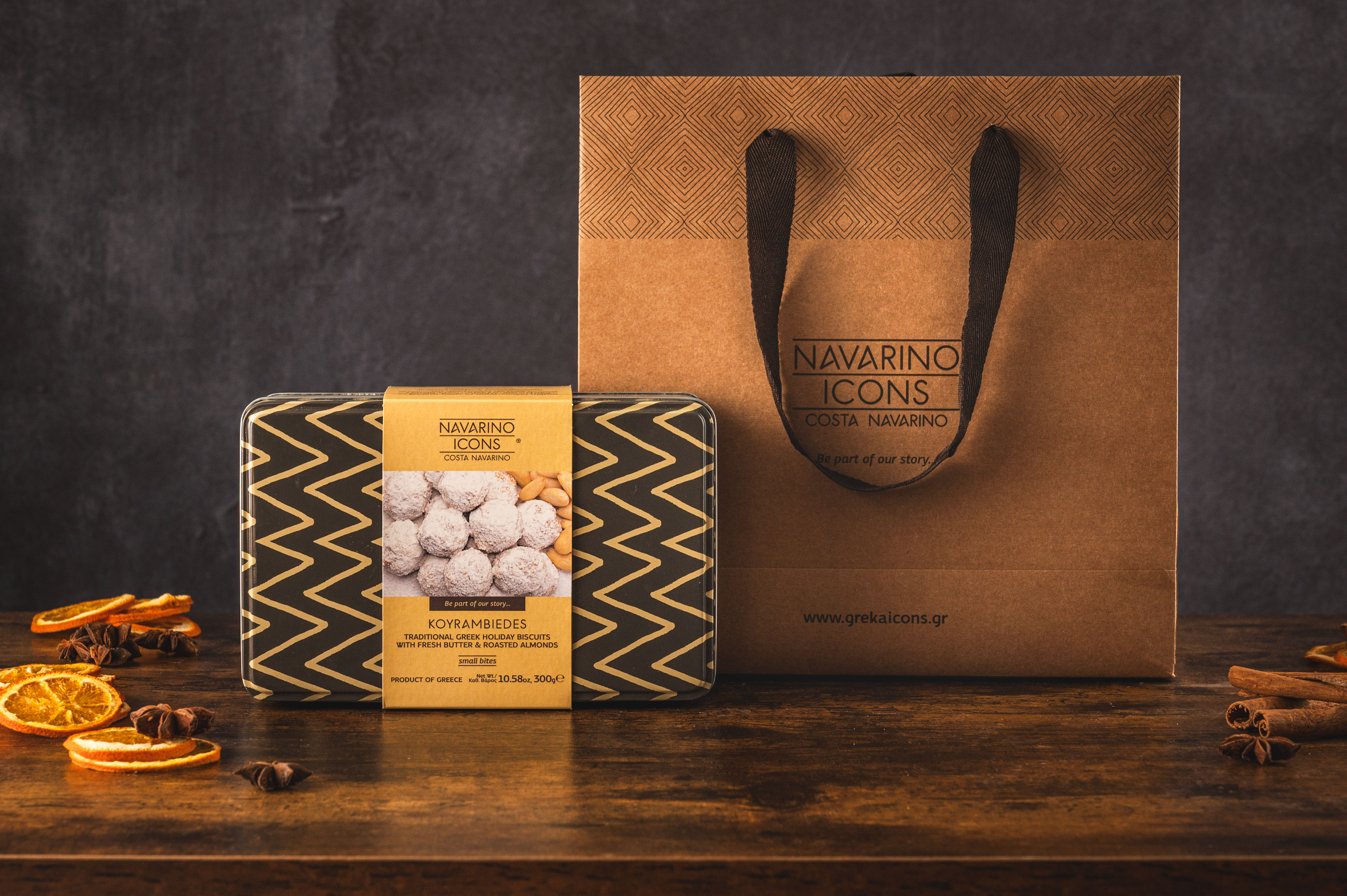 Navarino Icons - "Kourambiedes Keepsake Tin"